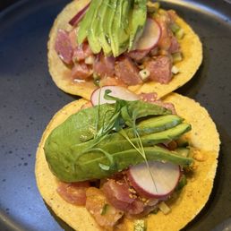 Salmon Tostada Salmon Tostada