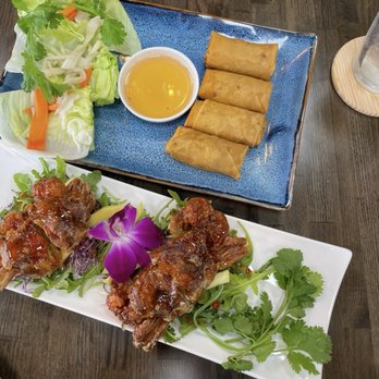 Le Emperor - Softshell crab and egg rolls are great starters! - Desserts Near Me - Cypress, Texas Le Emperor - Softshell crab and egg rolls are great starters! - Desserts Near Me - Cypress, Texas