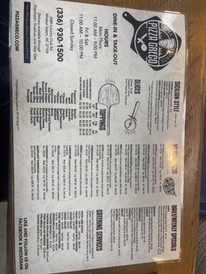 Menu photo 7 Pizza Greco Winston-Salem, NC Menu photo 7 Pizza Greco Winston-Salem, NC