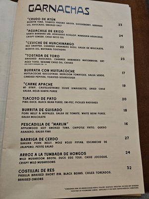 Menu photo 5 Mezcaleria Alma Denver, CO