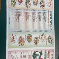 China Wok - China wok menu