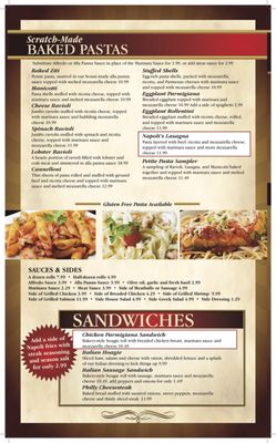 Menu photo 2 Napoli's Italian Restaurant Enid, OK Menu photo 2 Napoli's Italian Restaurant Enid, OK