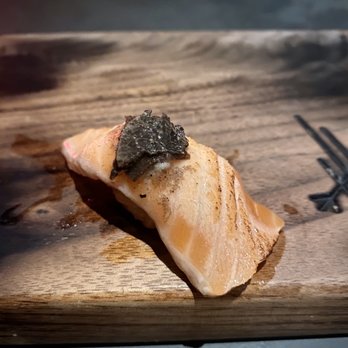 Robin - Seared trout topped with truffle - Sushi Bars Near Me - San Francisco, California Robin - Seared trout topped with truffle - Sushi Bars Near Me - San Francisco, California