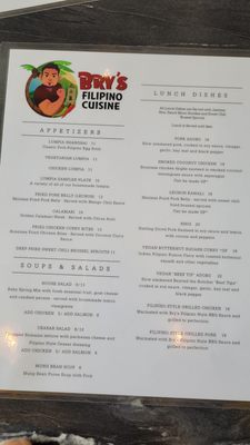 Menu photo 4 Bry's Filipino Cuisine Bellingham, WA Menu photo 4 Bry's Filipino Cuisine Bellingham, WA