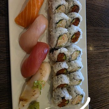 Sushiholic Arcadia - This is the lunch time Sushi combo option - Sushi Bars Near Me - Phoenix, Arizona