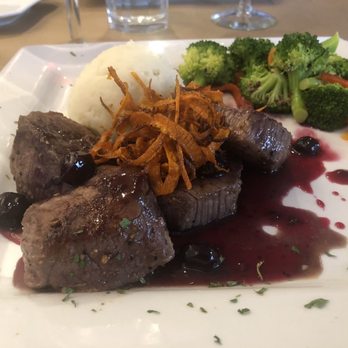 Serenity Bistro - Elk tenderloin - New American Near Me - West Yellowstone, Montana