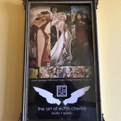 Echo Chernik Gallery - Outdoor sign.