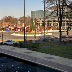 St. Clair County Clerk's Office - View of square from Clerk's Office.