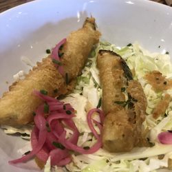 Slapfish - Fried pickles, the order came with about 6 pieces but the kids got to them before I could take a picture of the full order.