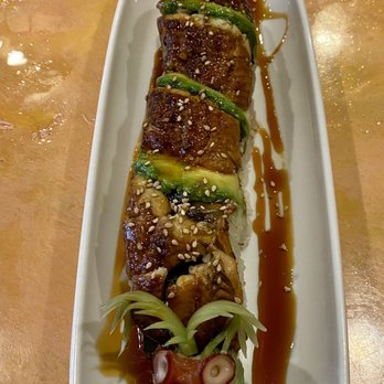 Sushi Miyagi - Dragon roll - Sushi Bars Near Me - Houston, Texas Sushi Miyagi - Dragon roll - Sushi Bars Near Me - Houston, Texas