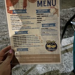 El Limón - Menu