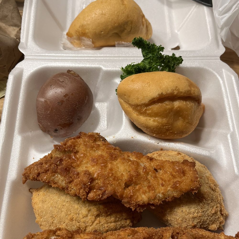 Combo $12. Fried flounder and two stuffed crab. Combo $12. Fried flounder and two stuffed crab.