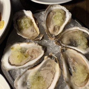 Prescott's Provisions - New Brunswick Oysters (so good, we got 12) - New American Near Me - Tonawanda, New York