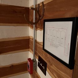 Moon River Ranch - Only other place for hanging clothes next to front door