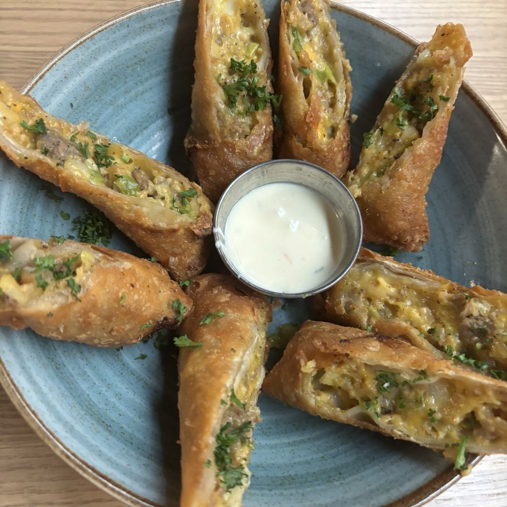 Philly Cheesesteak Egg Rolls