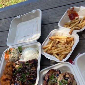 Big Nick’s - Da local plate, teriyaki chicken bowl, French fries - Burgers Near Me - Hanalei, Hawaii Big Nick’s - Da local plate, teriyaki chicken bowl, French fries - Burgers Near Me - Hanalei, Hawaii