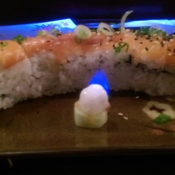 Hana Japanese Eatery - Alaska Roll.
Comes with a flaming sugar cube. Twas fancy! - Sushi Bars Near Me - Phoenix, Arizona Hana Japanese Eatery - Alaska Roll.
Comes with a flaming sugar cube. Twas fancy! - Sushi Bars Near Me - Phoenix, Arizona