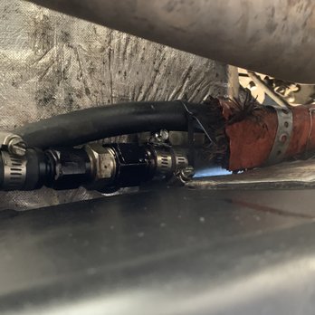 Mescal Auto Service - Another tucked and finished oil line - RV Repair Near Me - Benson, Arizona
