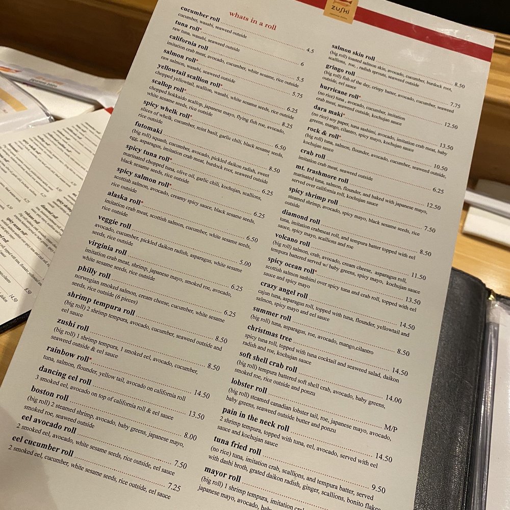 Zushi Bistro - Menu - Sushi Bars Near Me - Virginia Beach, Virginia Zushi Bistro - Menu - Sushi Bars Near Me - Virginia Beach, Virginia