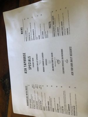 Menu photo 1 Ash Taphouse New Kensington, PA