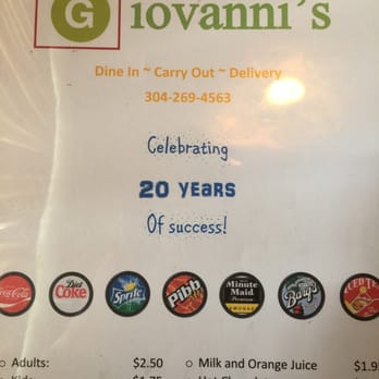 Giovanni's Restaurant - the menu for the restaurant - New American Near Me - Weston, West Virginia Giovanni's Restaurant - the menu for the restaurant - New American Near Me - Weston, West Virginia