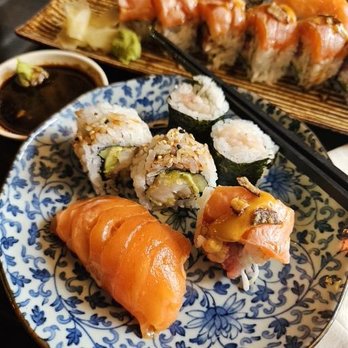 Yataimura Maru - 5/11/2025 - I loved the Frenchy roll, tempura roll, salmon nigiri & hoso-maki hamachi - Sushi Bars Near Me - Portland, Oregon Yataimura Maru - 5/11/2025 - I loved the Frenchy roll, tempura roll, salmon nigiri & hoso-maki hamachi - Sushi Bars Near Me - Portland, Oregon