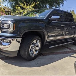 GMC Sierra after Wash, Clay Bar and Wax
