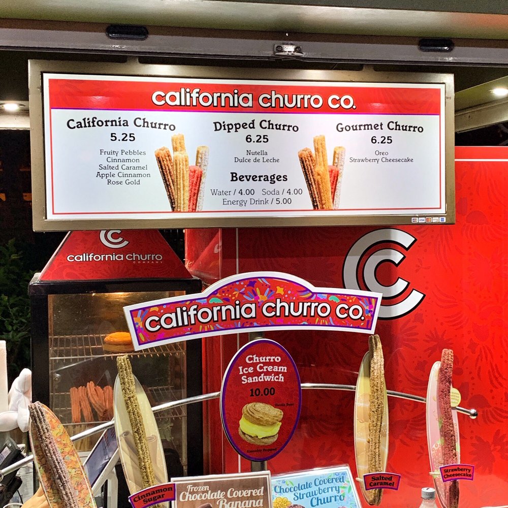California Churro Cart - prices and selection in August 2019!! - Desserts Near Me - Anaheim, California