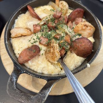 Baker's Sweets Bistro & Bakery - Shrimp & Grits   Lunch Portion $13 - Bakeries Near Me - Sumter, South Carolina