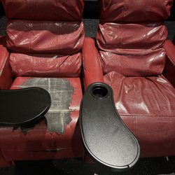 The seats at Brenden Theatres Modesto. Kinda disgusting really.