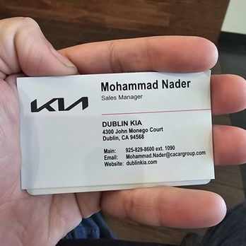 Dublin Kia - The sales manager at dublin kia. Great guy - Car Dealers Near Me - Dublin, California