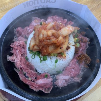 Sizzling Lunch - Spicy beef with kimchi - Teppanyaki Near Me - Fremont, California Sizzling Lunch - Spicy beef with kimchi - Teppanyaki Near Me - Fremont, California