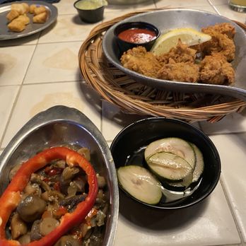Harrison's Harbor Watch Restaurant - Oysters, cucumber salad, mushrooms. - American Near Me - Ocean City, Maryland Harrison's Harbor Watch Restaurant - Oysters, cucumber salad, mushrooms. - American Near Me - Ocean City, Maryland