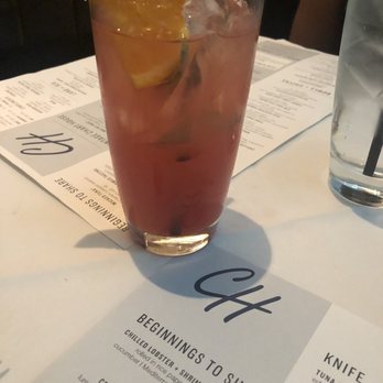 Chart House - Bloody Orange virgin cocktail - Seafood Near Me - Las Vegas, Nevada