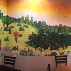 Café Once - Mural inside Café O11ce