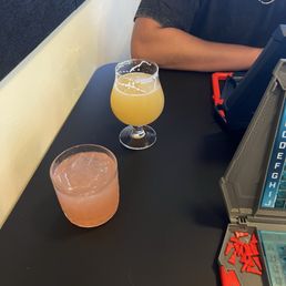 Guava seltzer and IPA Guava seltzer and IPA