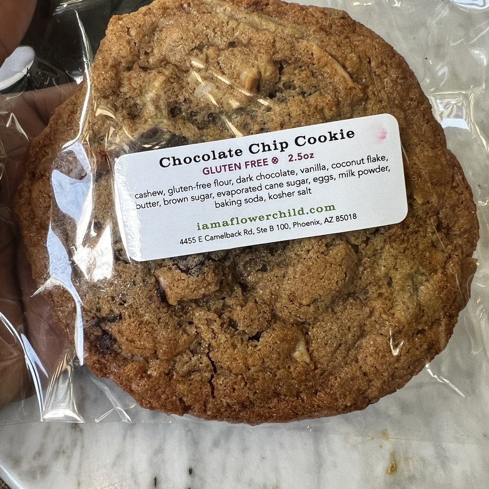 Flower Child - Gluten-Free Chocolate Chip Cookies - New American Near Me - Houston, Texas Flower Child - Gluten-Free Chocolate Chip Cookies - New American Near Me - Houston, Texas