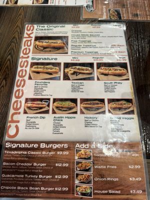 Menu photo 2 Texadelphia Eastland, TX Menu photo 2 Texadelphia Eastland, TX