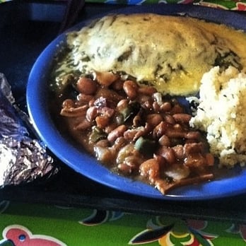 Paco's Tacos - Chicken chile relleno plate ($8.95), very good! - Mexican Near Me - Austin, Texas