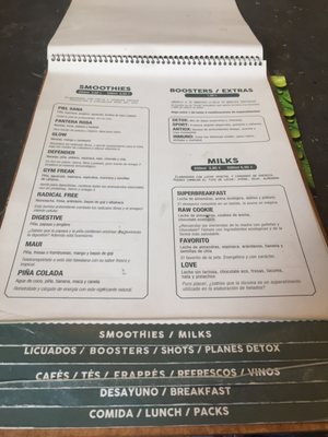 Menu photo 1 Rawcoco Madrid, M