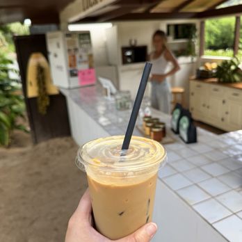 Lucky's - Banana latte - Coffee & Tea Near Me - Haleiwa, Hawaii Lucky's - Banana latte - Coffee & Tea Near Me - Haleiwa, Hawaii