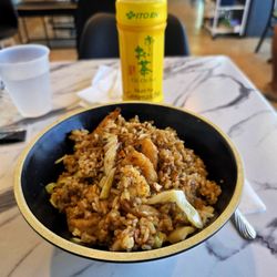 Spicy Shrimp Fried Rice bowl.