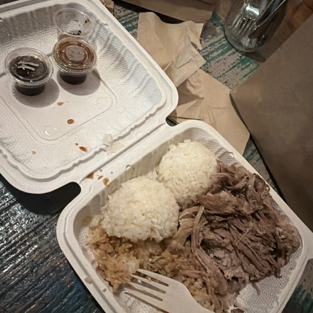 Kahlúa pork and rice