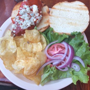 Molly Greens - Buffalo blue chicken sandwich - Bars Near Me - Brighton, Utah
