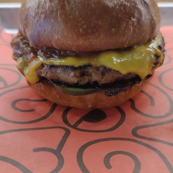Saluhall - Cheeseburger from Burgare Bar - Food Court Near Me - San Francisco, California Saluhall - Cheeseburger from Burgare Bar - Food Court Near Me - San Francisco, California