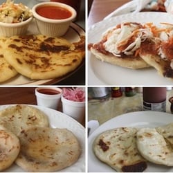 La Hacienda restaurant - Pupusa tas con su sal cita