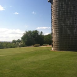 River Bend Golf Course - The famed silo on #4.