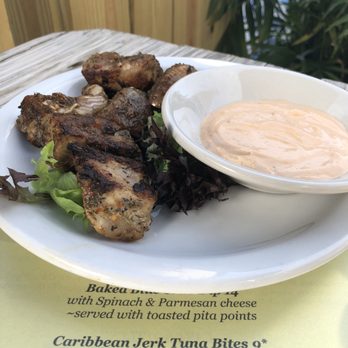 Blue Moon Beach Grill - Caribbean jerk tuna bites - Seafood Near Me - Nags Head, North Carolina Blue Moon Beach Grill - Caribbean jerk tuna bites - Seafood Near Me - Nags Head, North Carolina