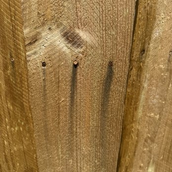 KD Fence & Deck Services - Nails rusted and not fully hit into the fence. Poor work - Fences & Gates Near Me - Buffalo, New York KD Fence & Deck Services - Nails rusted and not fully hit into the fence. Poor work - Fences & Gates Near Me - Buffalo, New York