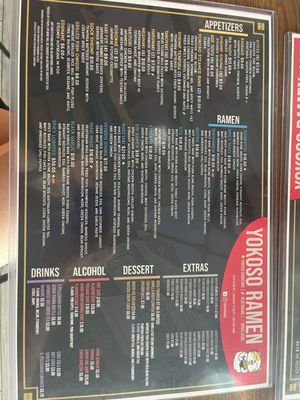 Menu photo 1 Yokoso Ramen Sarasota, FL